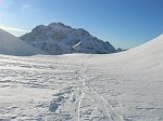 05  La lieve traccia lasciata dagli sci alpinisti